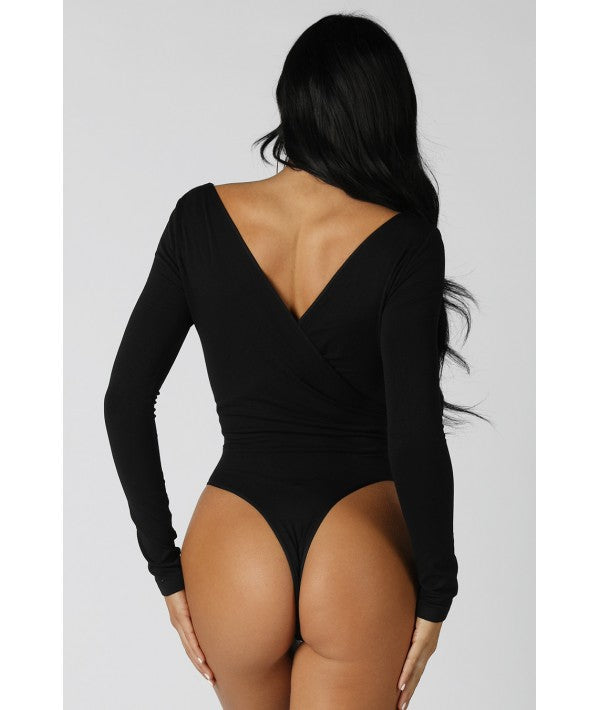 NIKIBIKI CROSSOVER WRAP BODYSUIT