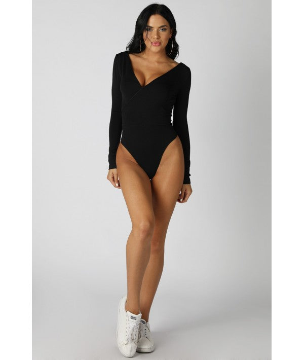 NIKIBIKI CROSSOVER WRAP BODYSUIT