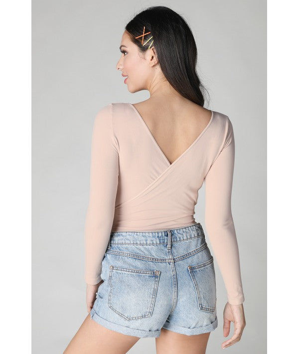 NIKIBIKI CROSSOVER WRAP BODYSUIT