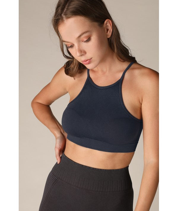 NIKIBIKI VINTAGE HIGHNECK BRA TOP