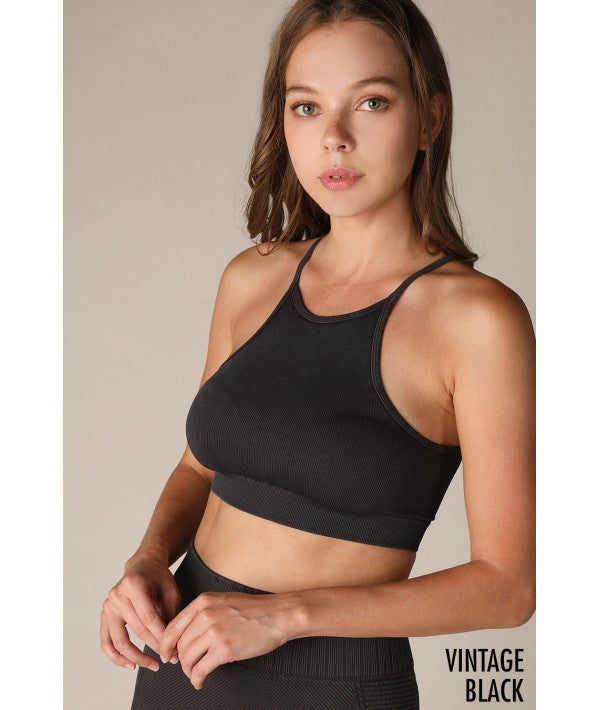 NIKIBIKI VINTAGE HIGHNECK BRA TOP