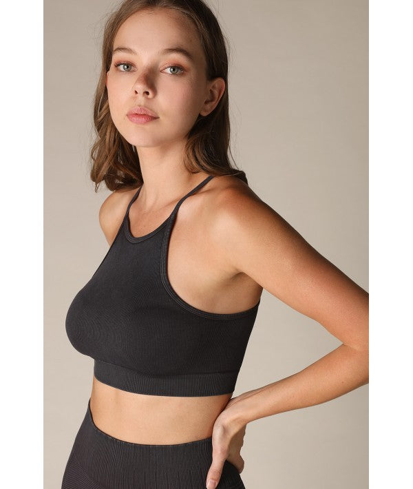 NIKIBIKI VINTAGE HIGHNECK BRA TOP