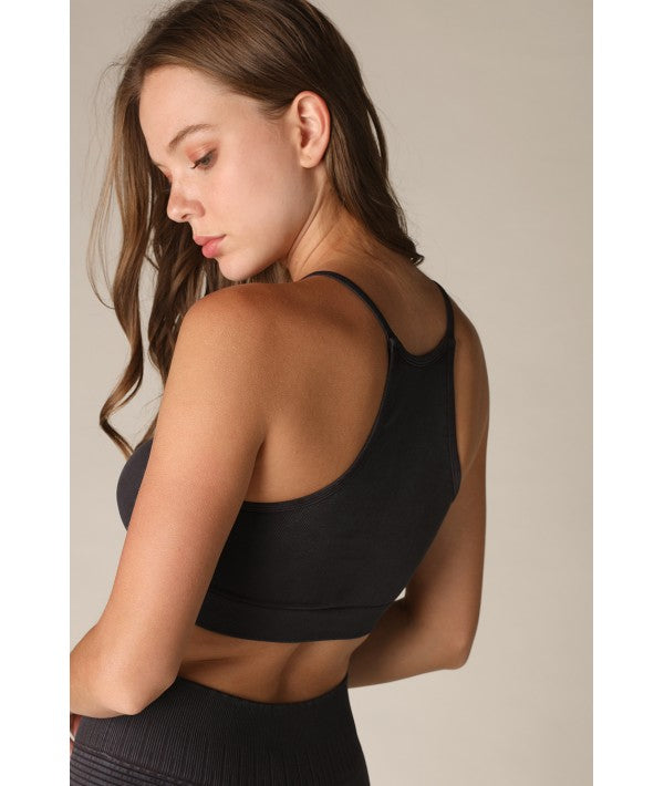 NIKIBIKI VINTAGE HIGHNECK BRA TOP