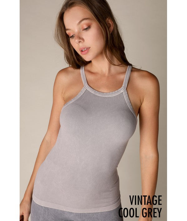 NIKIBIKI VINTAGE HIGH-NECK TOP