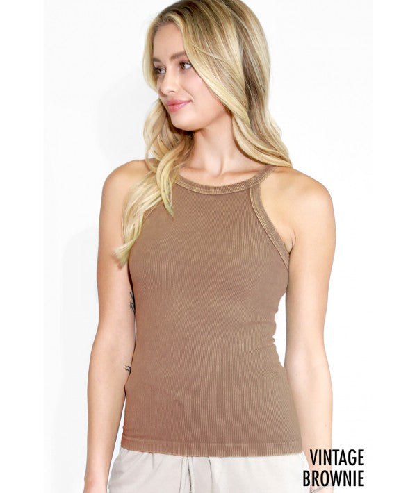 NIKIBIKI VINTAGE HIGH-NECK TOP