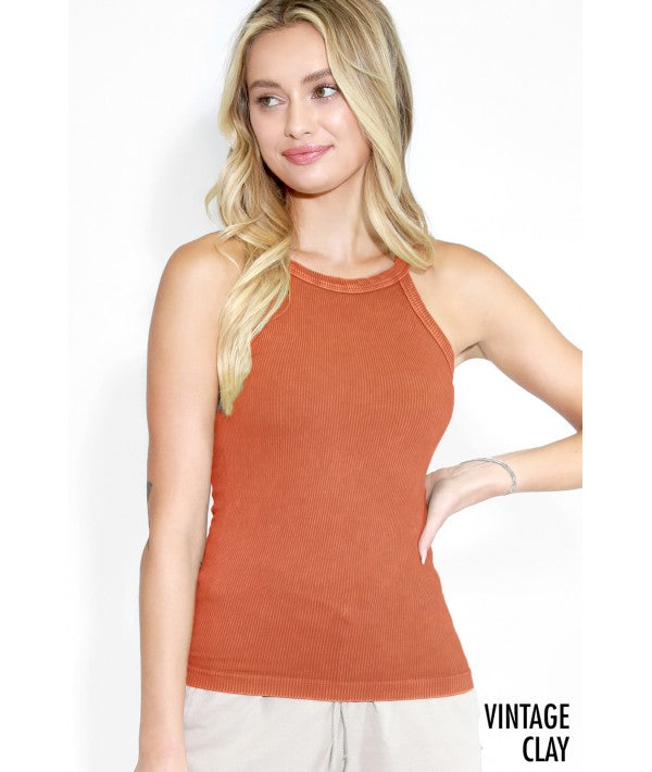 NIKIBIKI VINTAGE HIGH-NECK TOP