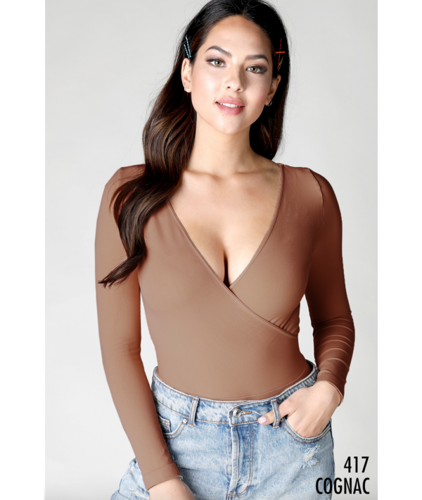 NIKIBIKI CROSSOVER WRAP BODYSUIT