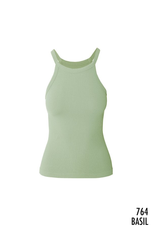 NIKIBIKI HIGHNECK RIBBED TANK