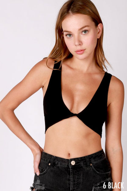 NIKIBIKI REVERSIBLE TWIST BRA TOP