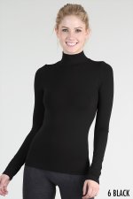 NIKIBIKI LONG SLEEVE MOCK NECK TOP