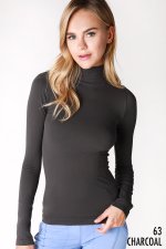 NIKIBIKI LONG SLEEVE MOCK NECK TOP