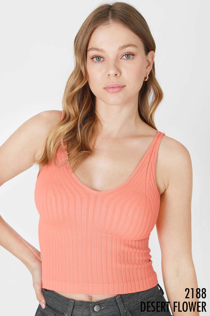 NIKIBIKI WIDE RIBBED TANK TOP