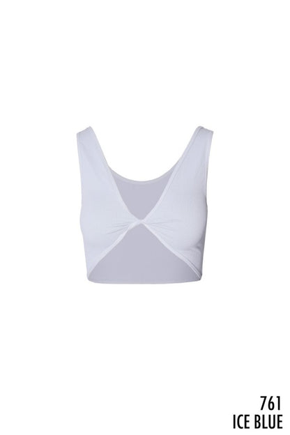 NIKIBIKI REVERSIBLE TWIST BRA TOP