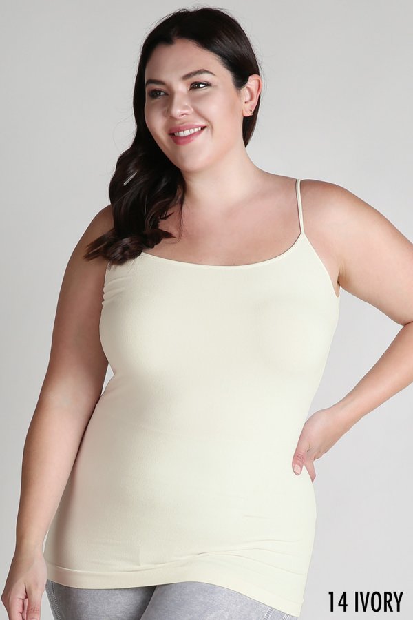 NIKIBIKI PLUS SIZE LONG CAMISOLE