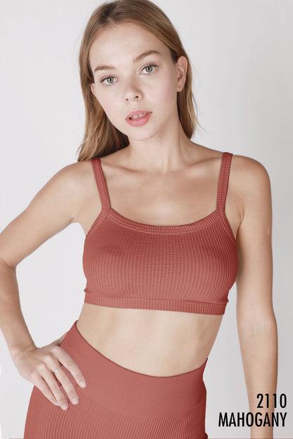 NIKIBIKI  RIBBED BRALETTE