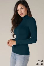 NIKIBIKI LONG SLEEVE MOCK NECK TOP