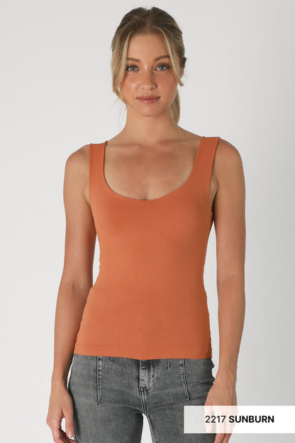 NIKIBIKI RIBBED RACER BACK TANK TOPS