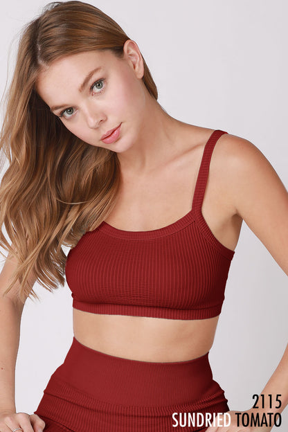 NIKIBIKI  RIBBED BRALETTE