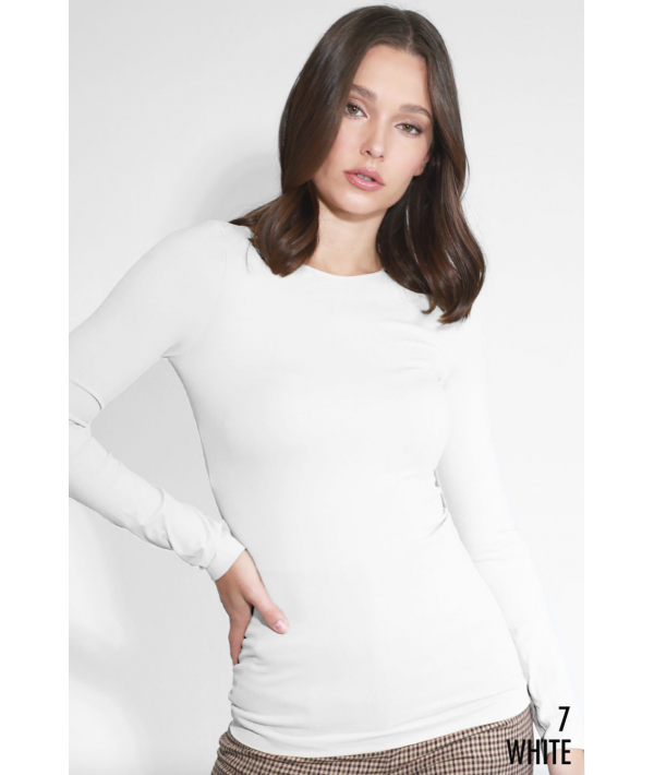 NIKIBIKI LONG SLEEVE CREW NECK TOP