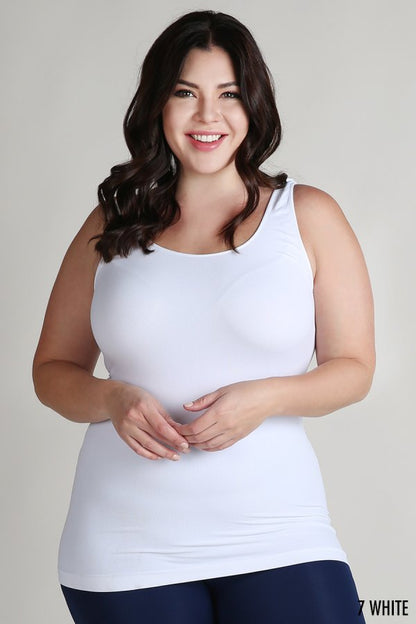 NIKIBIKI PLUS SIZE SIGNATURE JERSEY TANK TOP